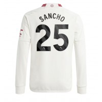 Moški Nogometni dresi Manchester United Jadon Sancho #25 Tretji 2023-24 Dolgi Rokav